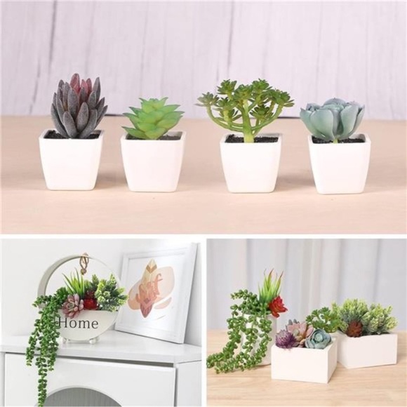 14pcs Artificial Succulents Unpotted Realistic Textured Succulent Plants Fake - Picture 3 of 6